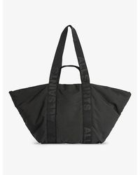 AllSaints - Esme Jacquard-strap Recycled-polyester Tote Bag - Lyst
