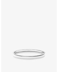 Sif Jakobs - Como Rhodium-Plated Sterling Bangle - Lyst