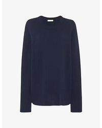 The Row - Sibem Relaxed Wool-Cashmere Knit Jumper - Lyst