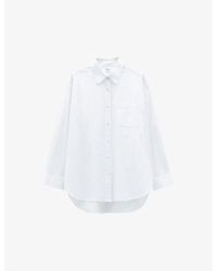 Filippa K - Sammy Oversized Cotton Shirt - Lyst
