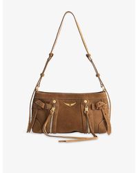 Zadig & Voltaire - Madison Mini Suede Shoulder Bag - Lyst