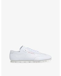 Marni - Softy Soccer Leather Low-Top Trainers - Lyst
