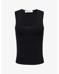 RÓHE Frames - Square-Neck Bustier Knitted Top - Lyst