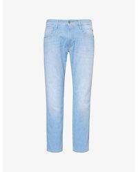 Replay - Anbass X-lite Slim-fit Tapered Leg Jeans - Lyst