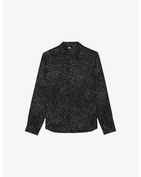 The Kooples - Polka-Dot Long-Sleeved Woven Shirt - Lyst