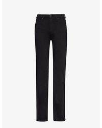 Rag & Bone - Peyton Bootcut-Leg Mid-Rise Stretch-Woven Jeans - Lyst