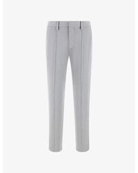 BOGGI - Jersey Straight-Leg Cotton-Blend Trousers - Lyst