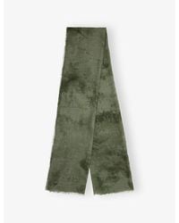Weekend by Maxmara - Tie-Dye Fringed-Edge Wool Scarf - Lyst