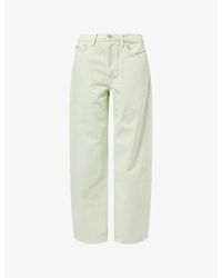 Agolde - Arc Barrel-Leg Cotton-Blend Jeans - Lyst