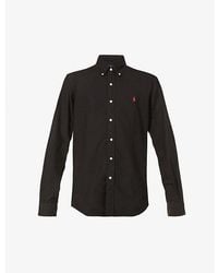 Polo Ralph Lauren - Pony-embroidered Custom-fit Garment-dyed Cotton Oxford Shirt - Lyst