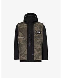 Aape - Camouflage-pattern Detachable-overlay Relaxed-fit Shell Jacket - Lyst