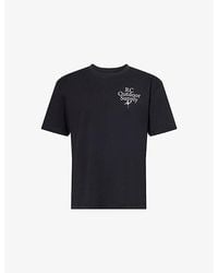 Reese Cooper - Outdoors Ropes Text-Print Cotton-Jersey T-Shirt - Lyst