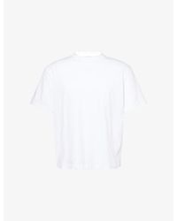 The Row - Madoc Crewneck Cotton T-Shirt - Lyst