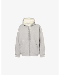Acne Studios - Internal-Fleece Relaxed-Fit Cotton-Blend Hoodie - Lyst