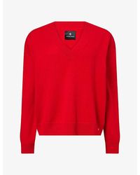 Anine Bing - Lee V-Neck Cashmere Jumper - Lyst