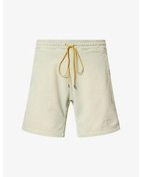 Rhude - Classique Drawstring-Waist Cotton Sweat Shorts - Lyst