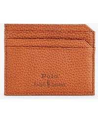 Polo Ralph Lauren - Logo-debossed Rectangle Leather Cardholder - Lyst