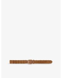 Maje - Braided Suede Belt - Lyst