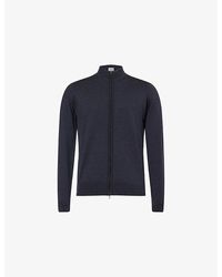 John Smedley - Claygate Mock-Turtleneck Wool Jacket - Lyst