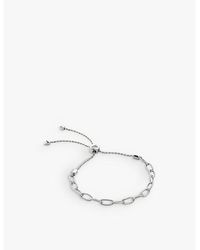 Monica Vinader - Corda Link Sterling- Friendship Chain Bracelet - Lyst