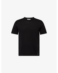 Jonathan Simkhai - Duke Silk-Blend Knit T-Shirt - Lyst