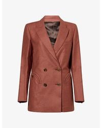 Blazé Milano - Patea Everyday Double-Breasted Virgin Wool And Cashmere-Blend Blazer - Lyst