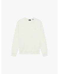 The Kooples - Crewneck Regular-Fit Stretch Wool And Cotton-Blend Jumper - Lyst