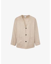 Bottega Veneta - Boxy-Fit Double Wool-Cashmere Jacket - Lyst