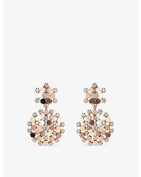 Chaumet - Bee De 18Ct Rose- And 3.58Ct Brilliant-Cut Diamond Earrings - Lyst