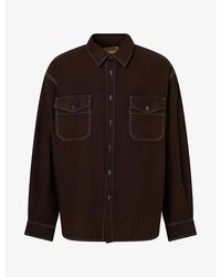 Uma Wang - Tavis Flap-Pockets Wool-Blend Shirt - Lyst