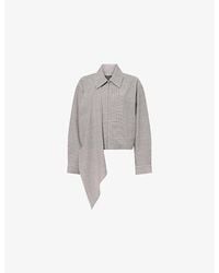 Rag & Bone - Krista Checked Wool Jacket - Lyst