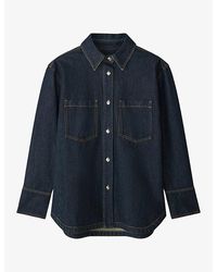 JOSEPH - Idar Chest-Pocket Denim Shirt - Lyst