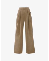 Sweaty Betty - Sand Wash Wide-Leg Stretch-Woven Trousers - Lyst