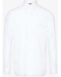 Polo Ralph Lauren - Crosshatch-texture Classic-fit Linen Shirt - Lyst