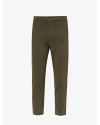 7 For All Mankind - Travel Regular-fit Tapered Stretch-woven Trousers - Lyst