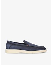 Santoni - Vy Detroit Contrast-sole Leather Loafers - Lyst