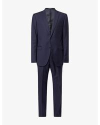 Emporio Armani - Single-Breasted Notch-Lapel Wool Suit - Lyst