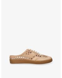 Dolce Vita - Notice Woven Backless Trainers - Lyst