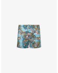 Derek Rose - Ledbury Classic-Fit Cotton Boxer Shorts - Lyst