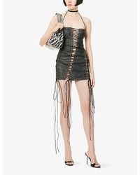Jaded London Luiza Mesh Beaded Strappy Backless Mini Dress | Lyst Jaded London Luiza Mesh Beaded Strappy Backless Mini Dress | Lyst
