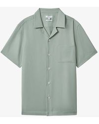 Reiss - Tokyo Spread-collar Regular-fit Woven Shirt - Lyst