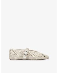 Steve Madden - Alara Woven Ballet Flats - Lyst