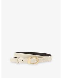 Reiss - Mila Mini Leather Belt - Lyst