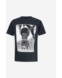 Obey - Here Lies Earth Graphic-print Cotton-jersey T-shirt - Lyst