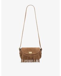 Sandro - Mini Mambo Suede Cross Body Bag - Lyst