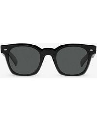 Oliver Peoples - Ov5498su Merceaux Square-frame Tortoiseshell Acetate Sunglasses - Lyst