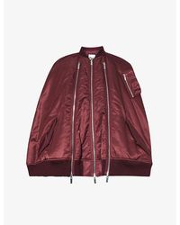 Noir Kei Ninomiya - Cape-design Regular-fit Shell Jacket - Lyst