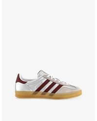 adidas - Gazelle Indoor Leather And Suede Trainers - Lyst