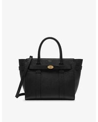 Mulberry - Bayswater Small Grained-Leather Tote Bag - Lyst