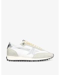 Golden Goose - Marathon Runner Suede And Mesh Low-Top Trainers - Lyst